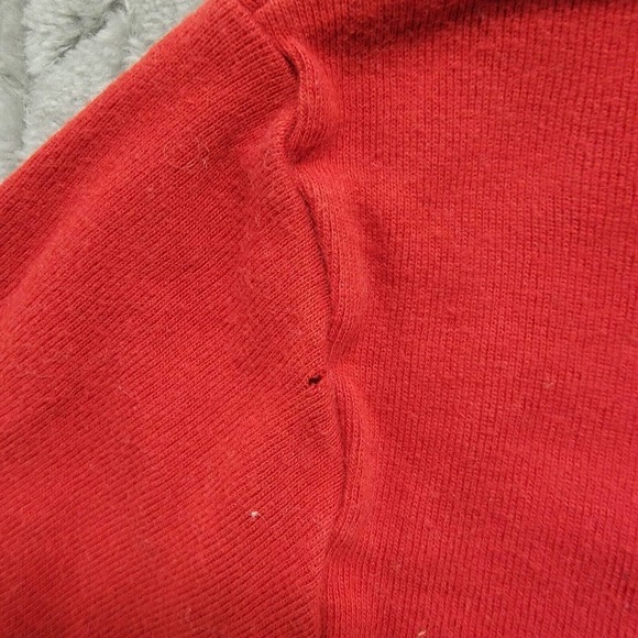 Vintage‎ Victoria’s Secret Red Long Pajama Shirt Size Large Sleepwear - Picture 9 of 10